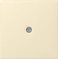 Лицевая панель Gira System55 для ввода кабеля кремовый глянец картинка